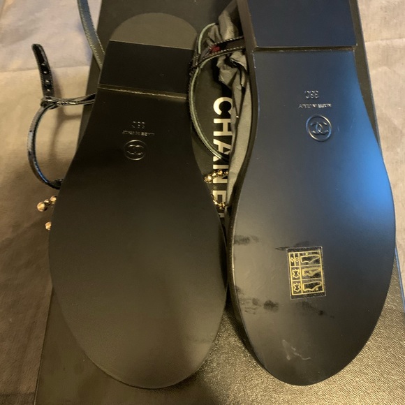Chanel authentic sandals nib size 38 - Picture 1 of 6